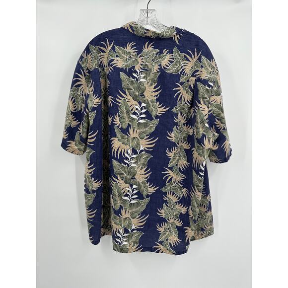 Royal Creations Mens Hawaiian Shirt Size 2XL Blue Made in Hawaii Vacation Cruise - Picture 2 of 7